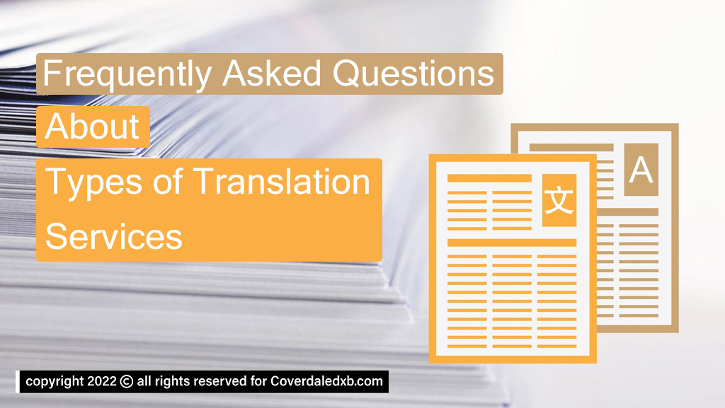 Types of Translation Services
