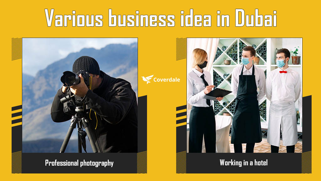 professional photography and working in a hotel business idea in Dubai