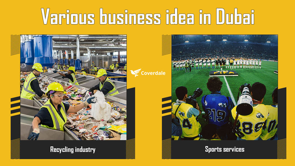 recycling industry and sports services business idea in Dubai