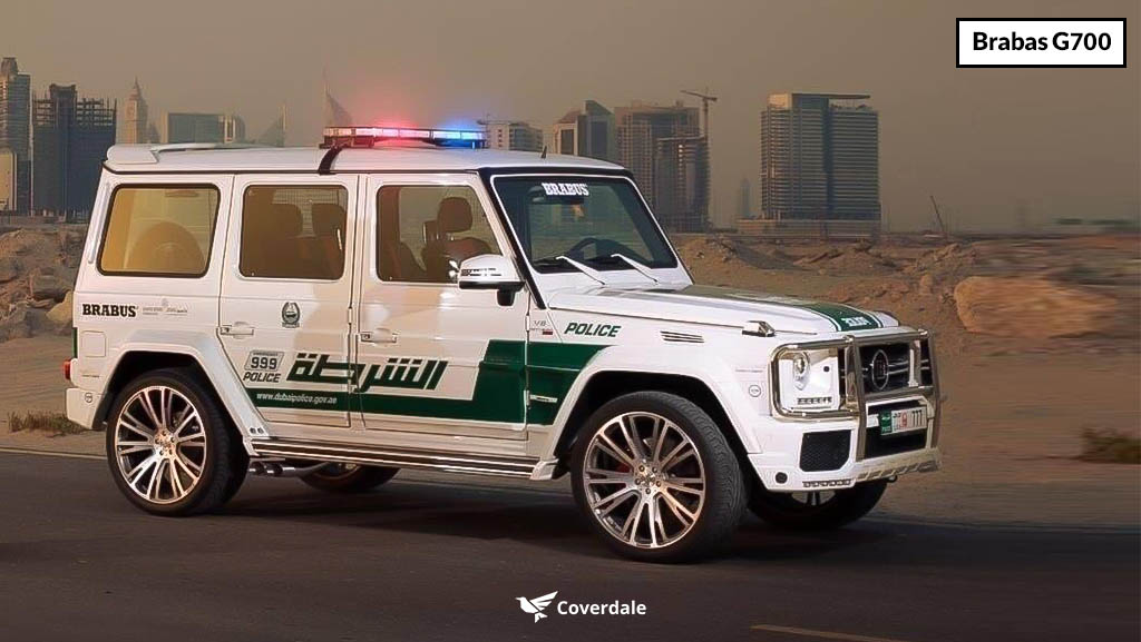 brabas g700 dubai police cars