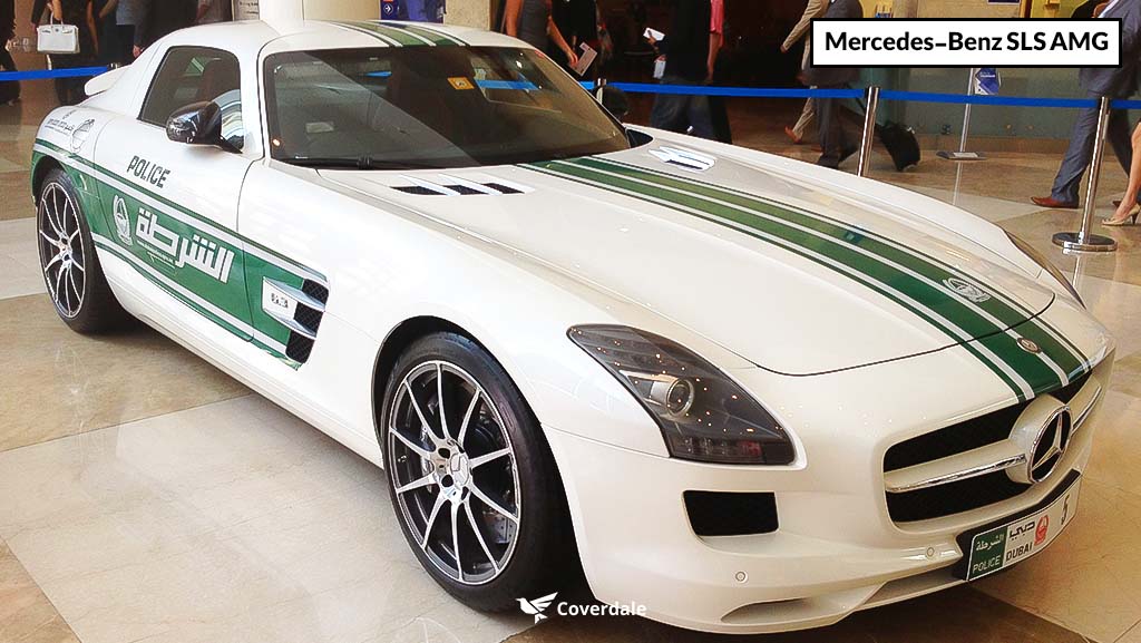 Mercedes-Benz SLS AMG dubai police cars 