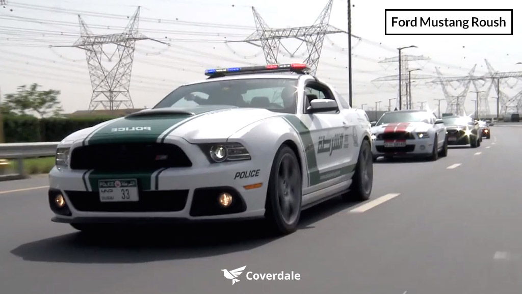 فورد ماستانگ بهترین ماشین های پلیس دبی