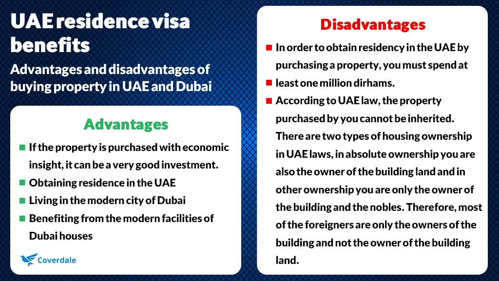 A residence visa for the UAE offers the holder a lot of benefits