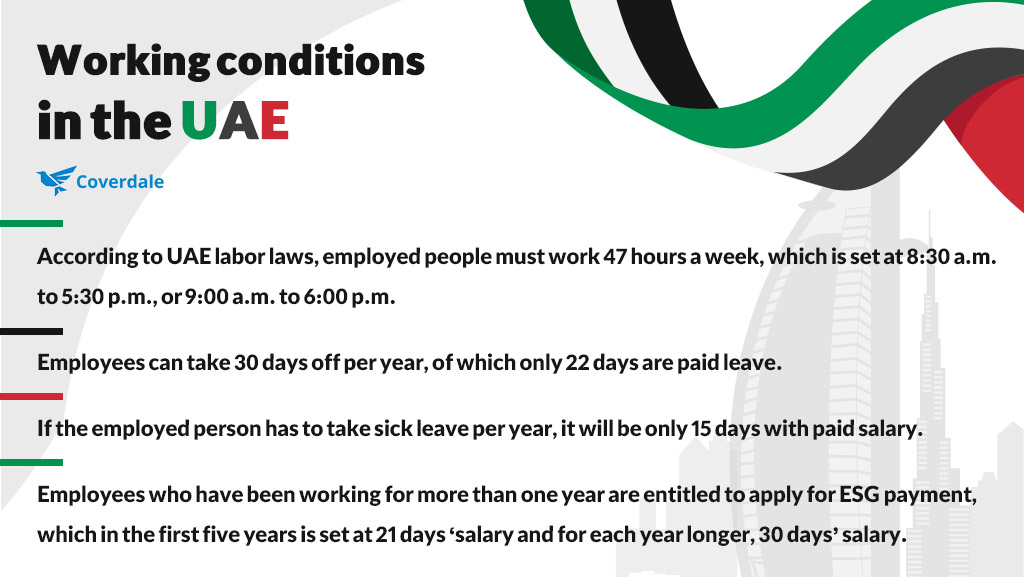 What are the working conditions in Dubai