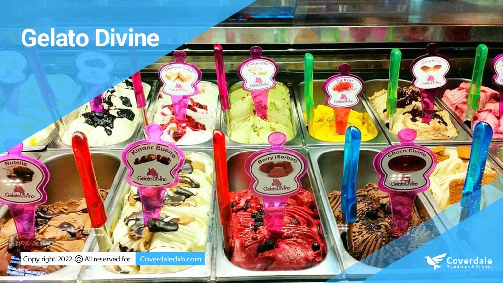 Gelato Divineاز بهترین بستنی دبی