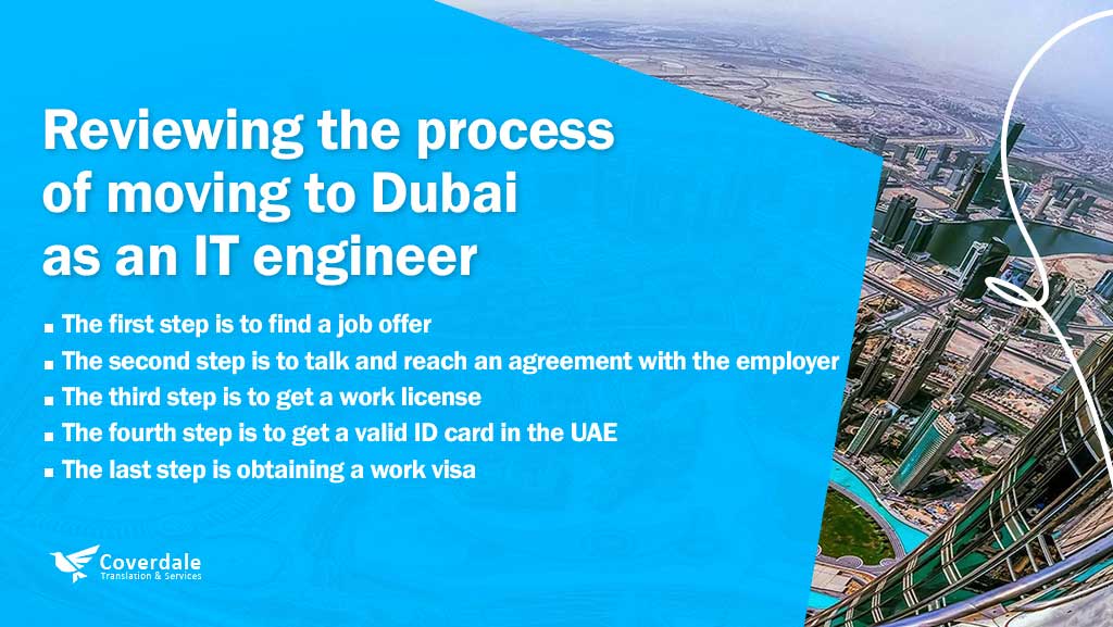 Reviewing the process of moving to Dubai as an IT engineer
