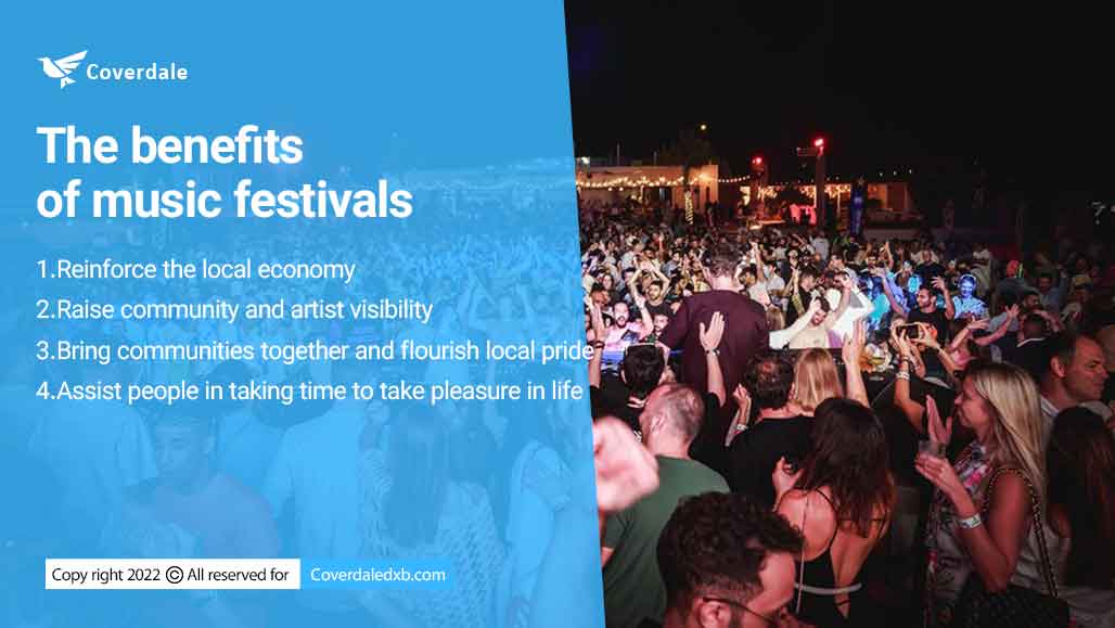 The benefits of music festival Dubai