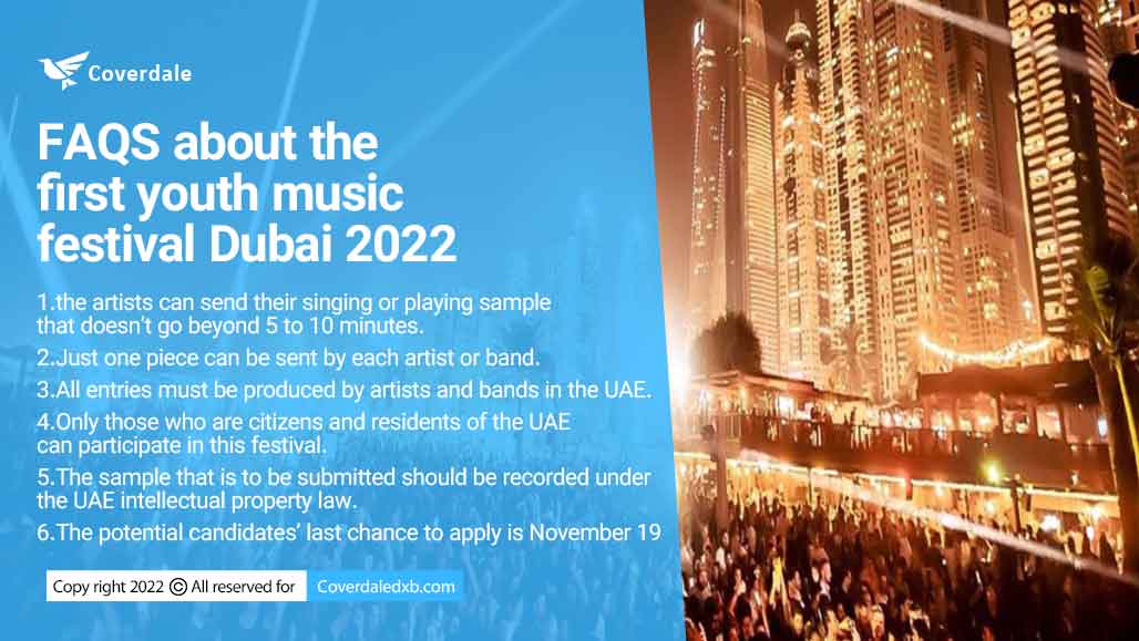 FAQS about the first youth music festival Dubai2022
