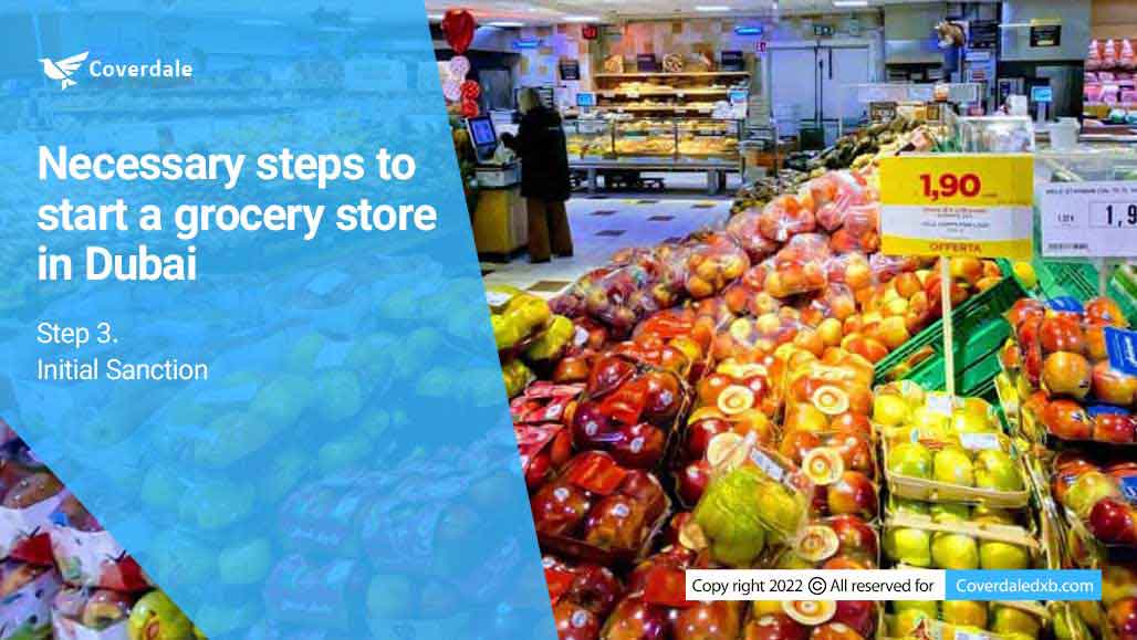 Necessary steps to start a grocery store in Dubai