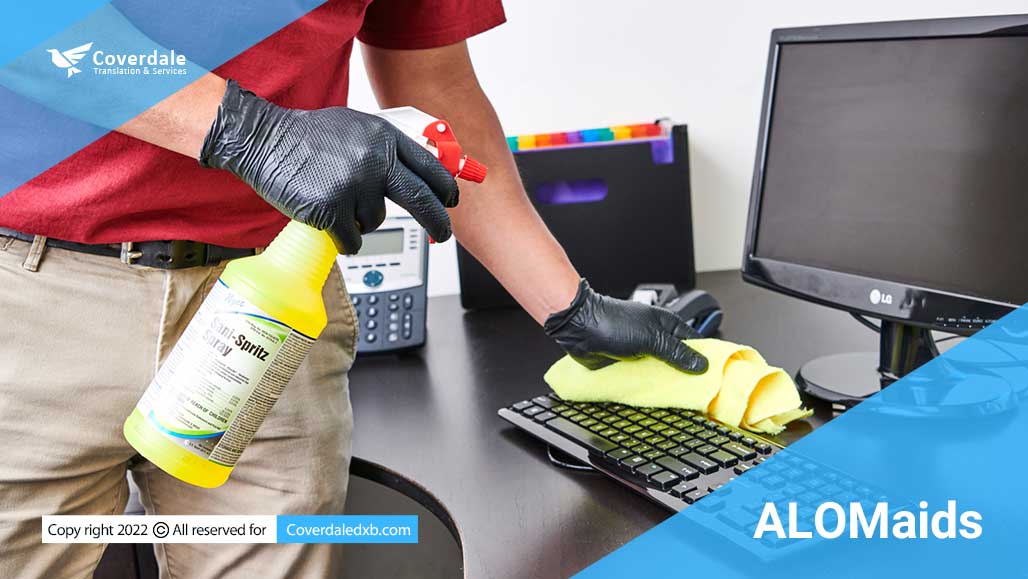 Dubai's Office cleaning services | top 10 companies-ALOMaids