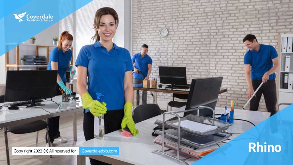 Dubai's Office cleaning services | top 10 companies-Rhino