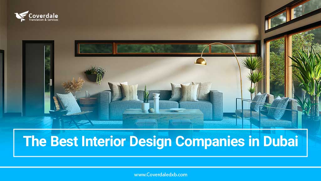 Top interior design companies in Dubai
