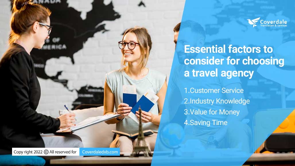 Essential factors to consider for choosing a travel agency