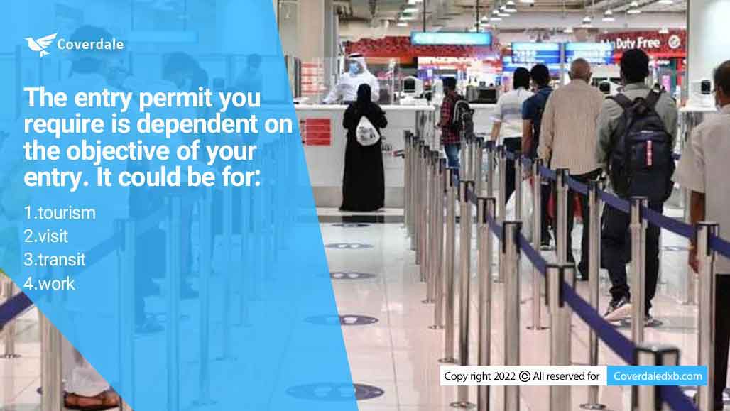 what is the entry permit/visa to enter the UAE ?